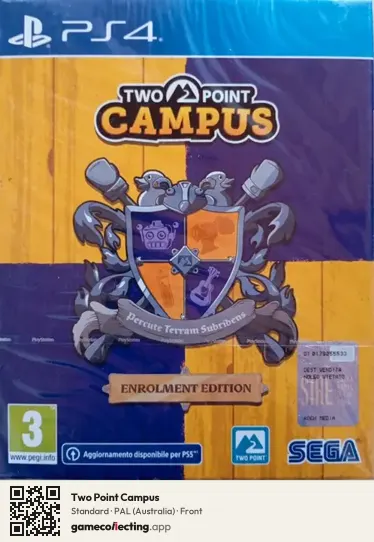 Two Point Campus PlayStation 4, Australia box front