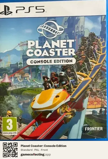 Planet Coaster: Console Edition PlayStation 5, PAL box front