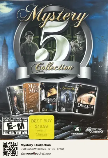 Mystery 5 Collection Computer, NTSC box front