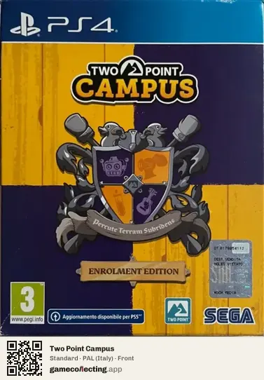 Two Point Campus PlayStation 4, Italy box front