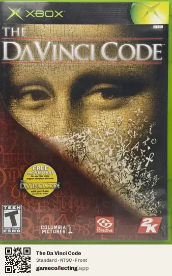 The Da Vinci Code Xbox, NTSC box front