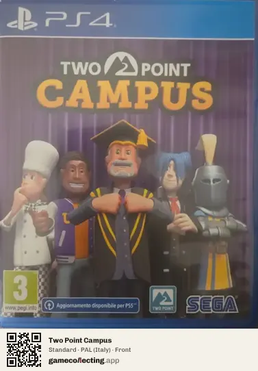 Two Point Campus PlayStation 4, Italy box front