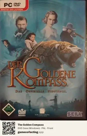 The Golden Compass Computer, PAL box front