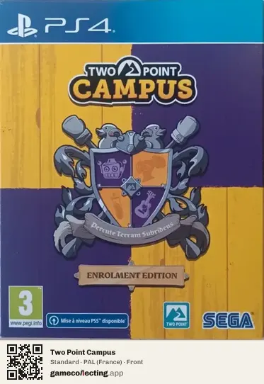 Two Point Campus PlayStation 4, France box front