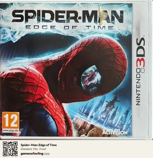 Spider-Man: Edge of Time Nintendo 3DS, PAL box front