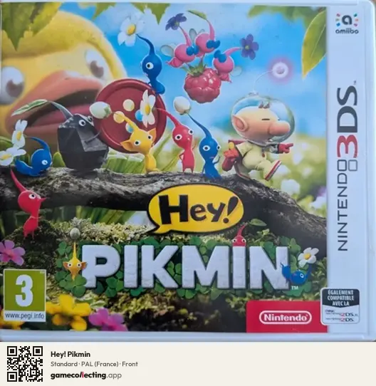 Hey! Pikmin Nintendo 3DS, France box front