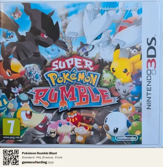 Pokémon Rumble Blast Nintendo 3DS, France box front