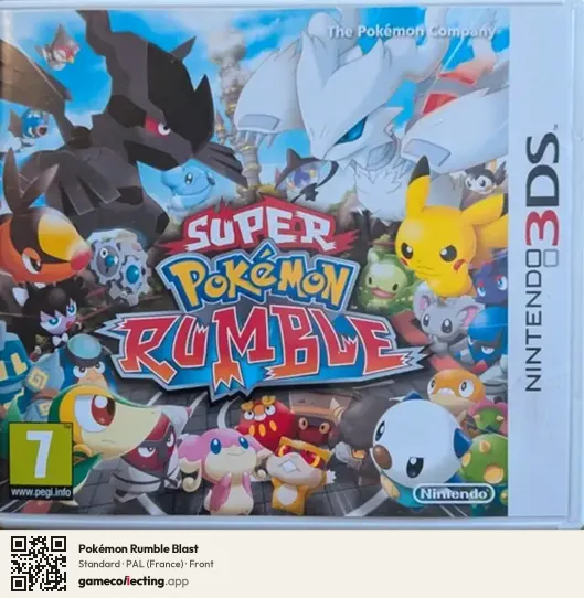 Pokémon Rumble Blast Nintendo 3DS, France box front