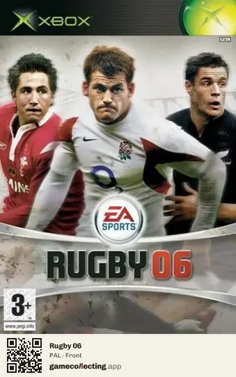 Rugby 06 Xbox, PAL box front