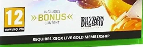 Overwatch, the PEGI square on its front