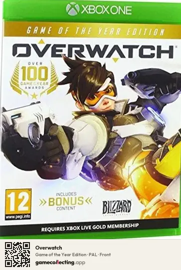 Overwatch Xbox One, PAL box front