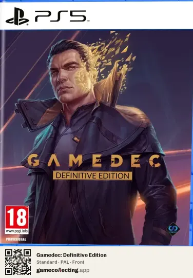 Gamedec: Definitive Edition PlayStation 5, PAL box front