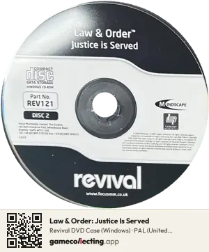 Law & Order: Justice Is Served Computer, PAL disc