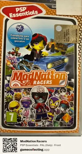 ModNation Racers PlayStation Portable, Italy box front