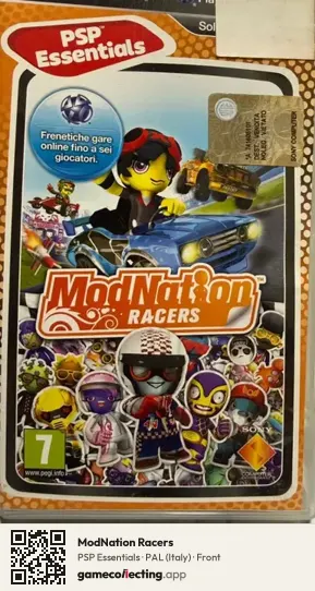 ModNation Racers PlayStation Portable, Italy box front