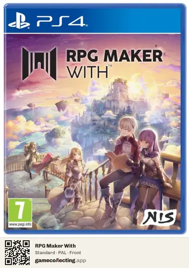 RPG Maker With PlayStation 4, PAL box front