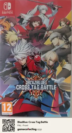 BlazBlue: Cross Tag Battle Nintendo Switch, PAL box front