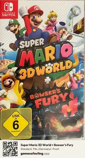 Super Mario 3D World + Bowser's Fury Nintendo Switch, Germany box front