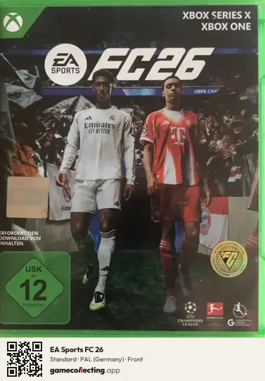 EA Sports FC 26 Xbox Series X, Germany box front