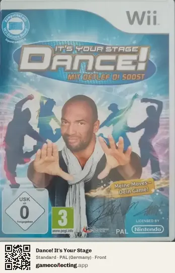 Dance! It's Your Stage Nintendo Wii, Germany box front