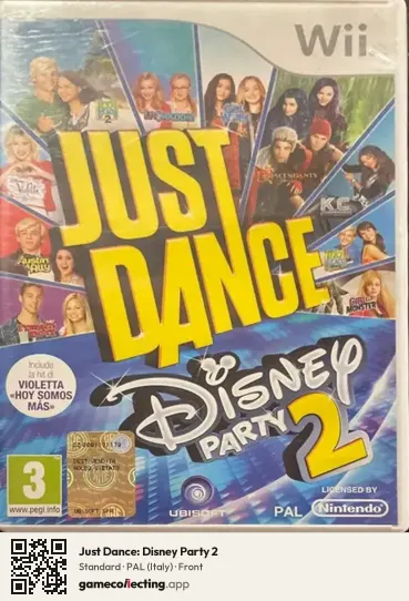 Just Dance: Disney Party 2 Nintendo Wii, Italy box front