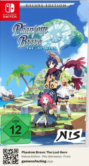 Phantom Brave: The Lost Hero Nintendo Switch, Germany box front
