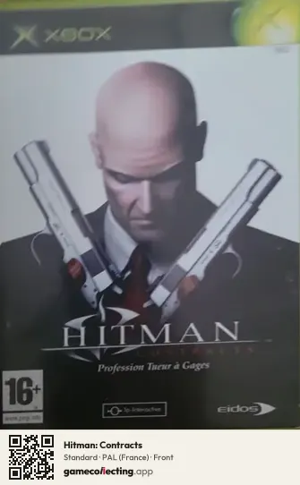Hitman: Contracts Xbox, France box front