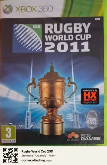 Rugby World Cup 2011 Xbox 360, Italy box front