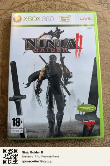 Ninja Gaiden II Xbox 360, France box front