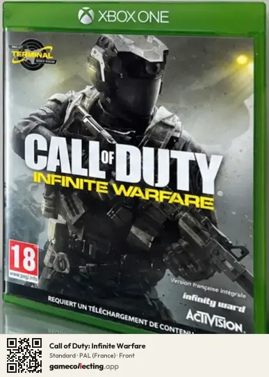 Call of Duty: Infinite Warfare Xbox One, France box front