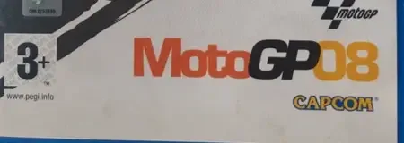 MotoGP 07, the PEGI square on its front