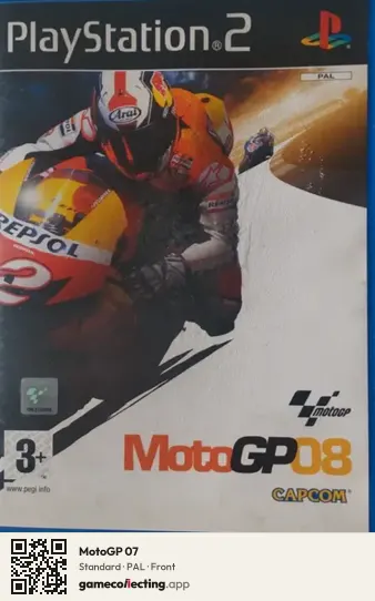 MotoGP 07 PlayStation 2, PAL box front