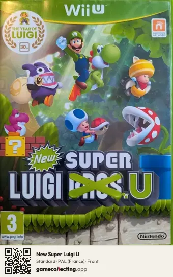 New Super Luigi U Nintendo Wii U, France box front