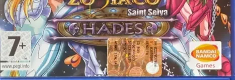 Saint Seiya: The Hades, the PEGI square on its front