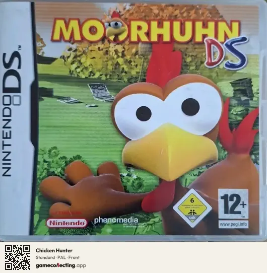 Chicken Hunter Nintendo DS, PAL box front