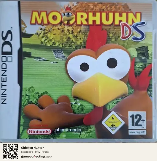 Chicken Hunter Nintendo DS, PAL box front
