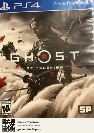 Ghost of Tsushima PlayStation 4, NTSC box front