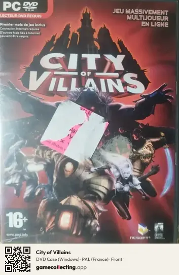 City of Villains Computer, France box front