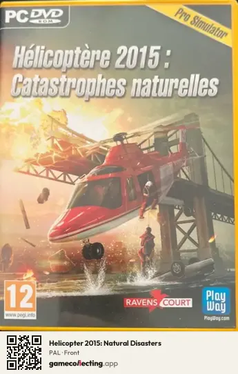 Helicopter 2015: Natural Disasters Computer, PAL box front