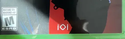 Hitman 3, the ESRB box on its front