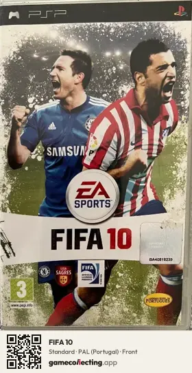 FIFA 10 PlayStation Portable, Portugal box front