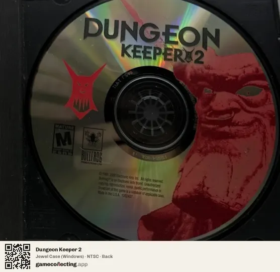 Dungeon Keeper 2 Computer, NTSC box back