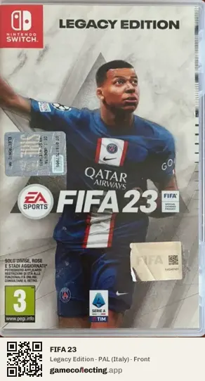 FIFA 23 Nintendo Switch, Italy box front