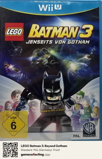 LEGO Batman 3: Beyond Gotham Nintendo Wii U, Germany box front