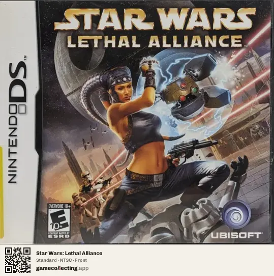 Star Wars: Lethal Alliance Nintendo DS, NTSC box front