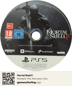 Mortal Shell II PlayStation 5, PAL disc