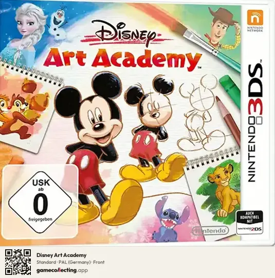 Disney Art Academy Nintendo 3DS, Germany box front