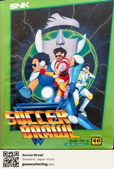 Soccer Brawl Neo Geo AES, Japan box front