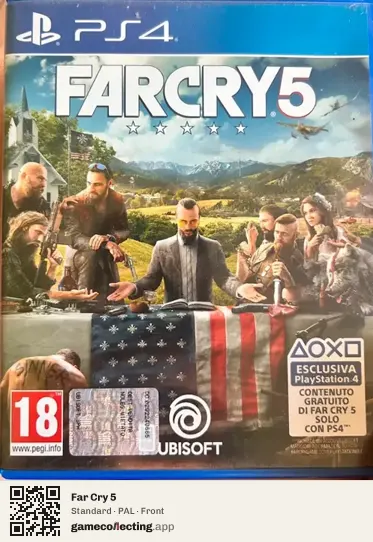 Far Cry 5 PlayStation 4, PAL box front