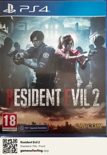 Resident Evil 2 PlayStation 4, PAL box front